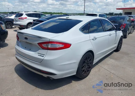 2013 Ford Fusion Hybrid Titanium from USA, damaged, VIN 3FA6P0RU3DR360693